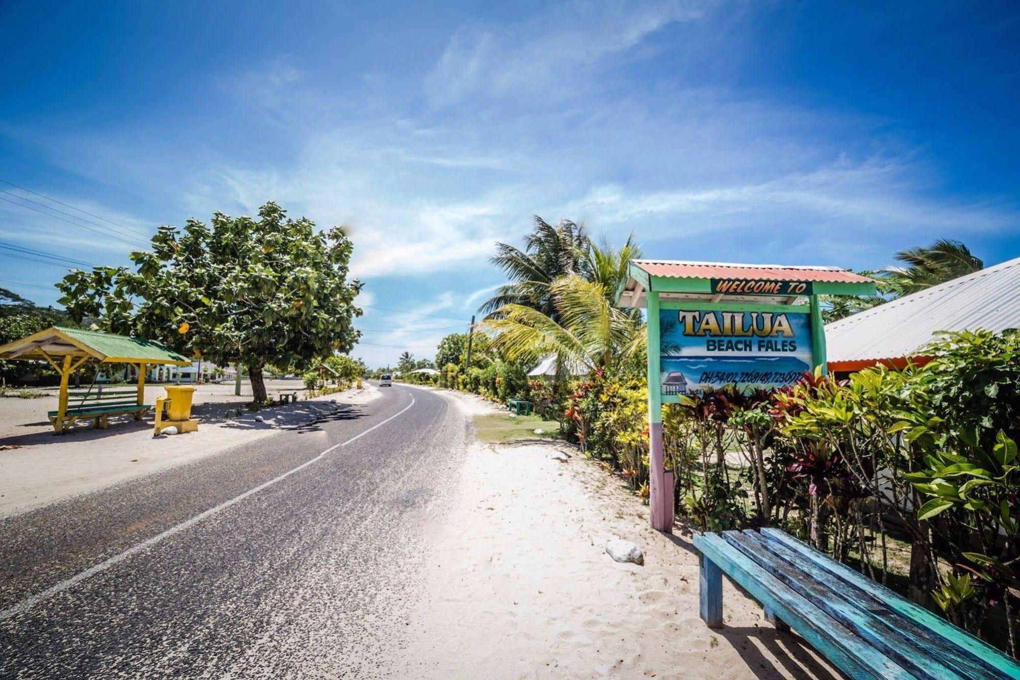 Tailua Beach Fales Manase Eksteriør bilde